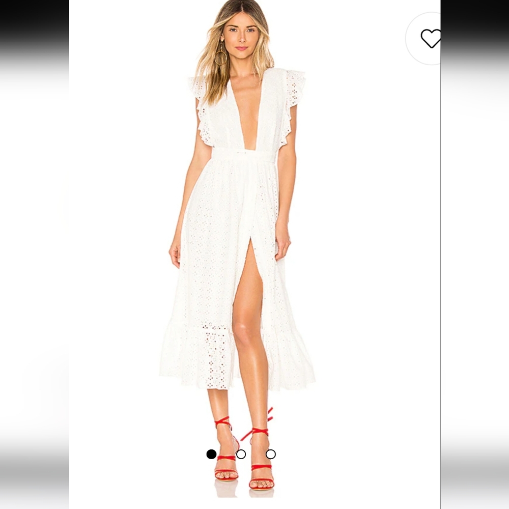 MAJORELLE White Maxi Dress